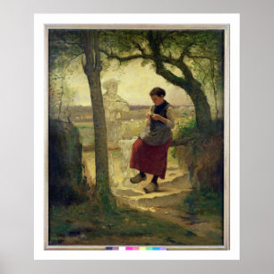 Dreaming of her Love, 1901 Poster