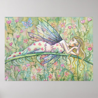 Dreaming of My Valentine Fairy Poster