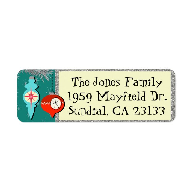 Dreaming of Retro Christmas Retourner les étiquett (Devant)