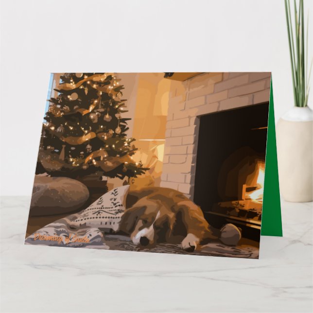 Dreaming of Santa Card (Front)