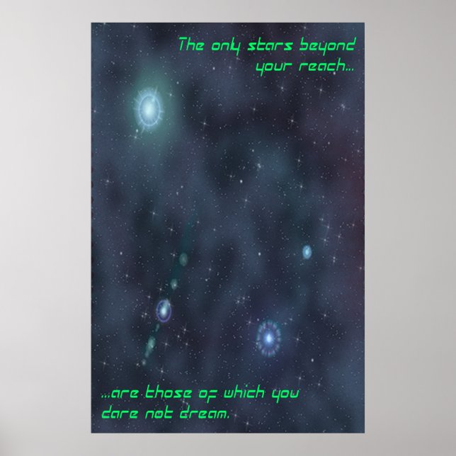 Dreaming of Stars Poster (Front)