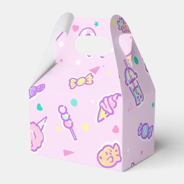 Dreaming of Summer Snacks Favor Box (Front Side)