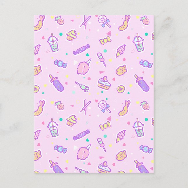 Dreaming of Summer Snacks Postcard (Front)