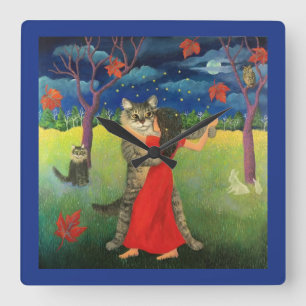 Dreaming of Sweetums Square Wall Clock