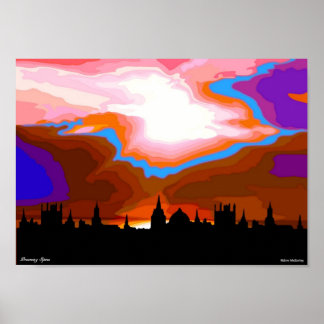 Dreaming Spires of Oxford Poster
