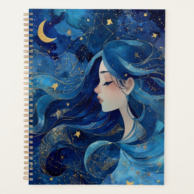 Dreaming Under Stars - Goddess Planner (Front)