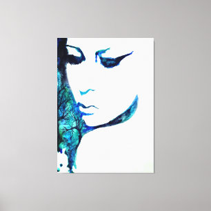 Dreaming Woman Canvas Print