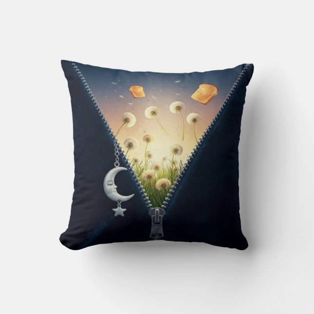 Dreamlight Tear Throw Pillow (Front)