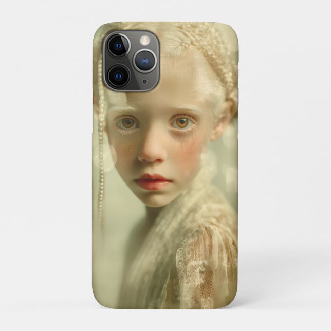 Dreamlike Children Portrait  Whispered Light Child Case-Mate iPhone Case (Back)