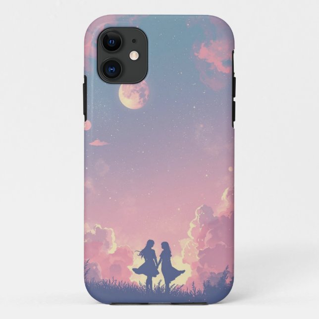 Dreamlit Moonlit Friendship Mobile Coque (Dos)