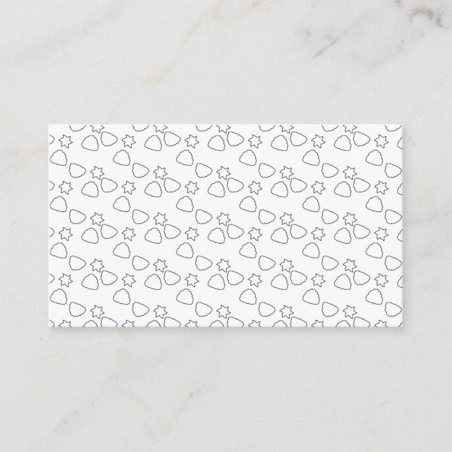Dreamminimalist Sky Motif Carte de visite (Devant)