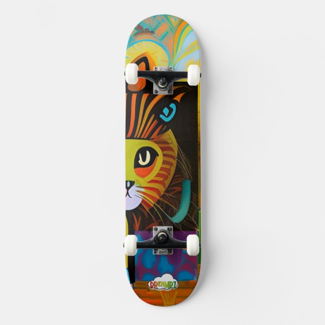 DREAMRZ - Cat Stick - Skateboard (Front)