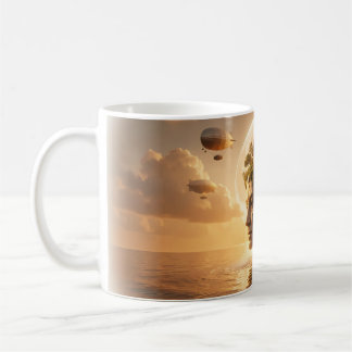 Dreams Build a Home Above the Quiet Sea Mug