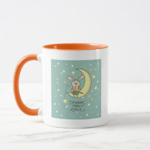 Dreams Come True Bunny on the Moon Mug