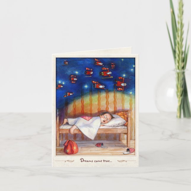 Dreams come true holiday card (Front)