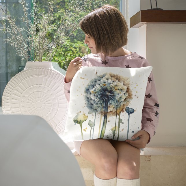 Dreams in Bloom   Throw Pillow (Creator Uploaded)