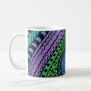 Dreams In Blue Abstract Coffee Mug