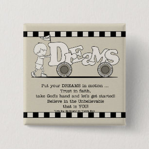 Dreams in Motion 2 Inch Square Button