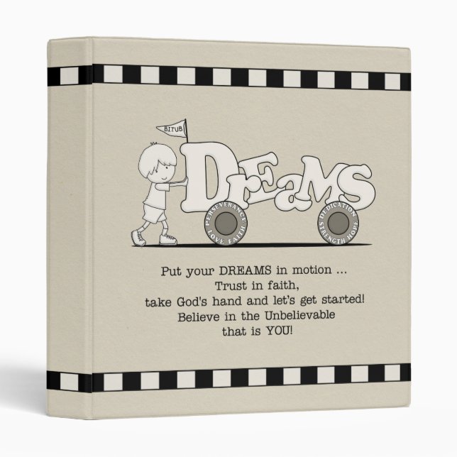 Dreams in Motion Binder (Front/Spine)