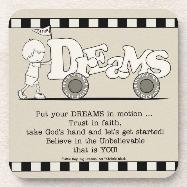 Dreams in Motion Coaster (Front)