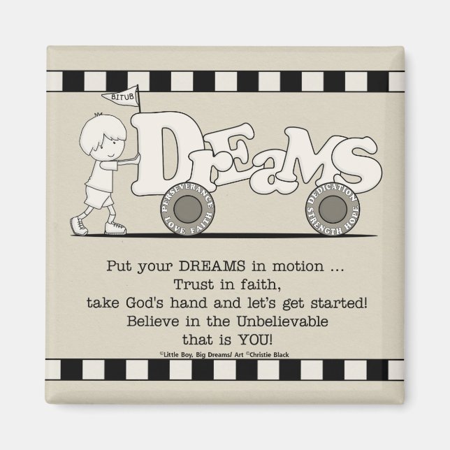 Dreams in Motion Magnet (Front)
