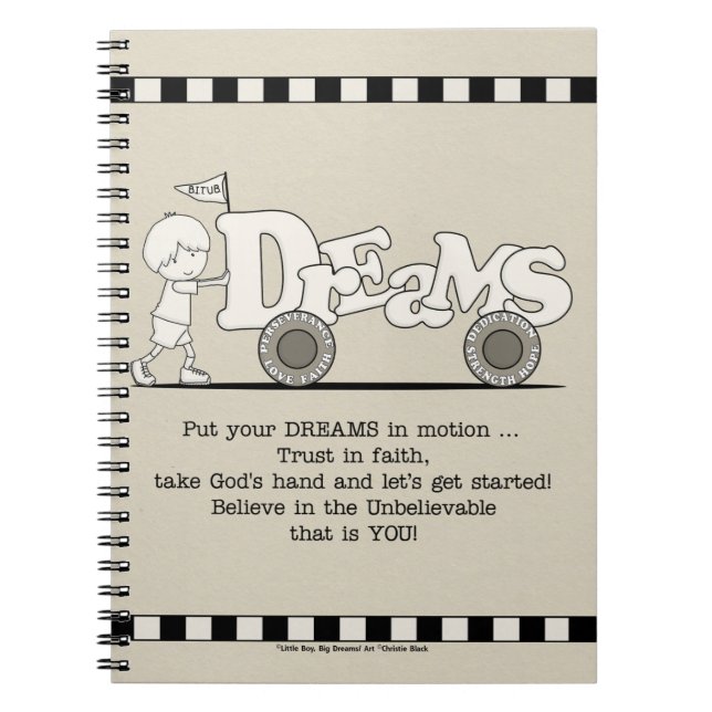 Dreams in Motion Notebook (Front)
