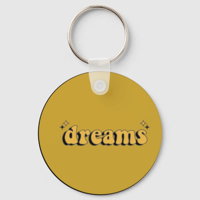 "Dreams Keychain: Inspire and Believe" Keychain (Front)