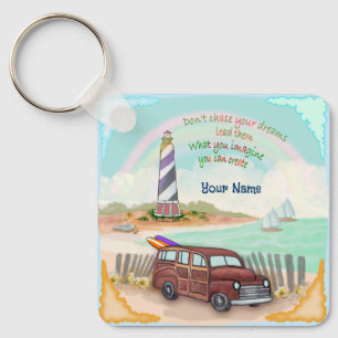 Dreams Lighthouse Keychain