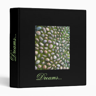 "Dreams" Moss, Stones and Flowers Binder