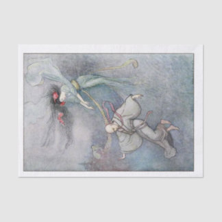 Dreams of flying tissue paper