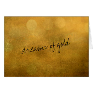 dreams of gold