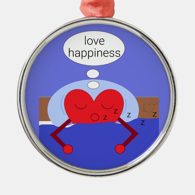 Dreams of My Heart II Metal Ornament (Front)