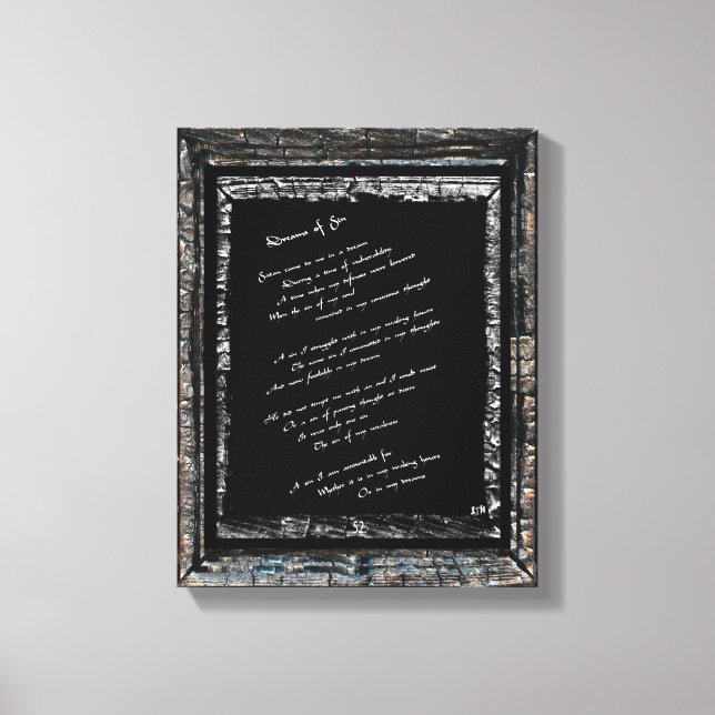Dreams of Sin Canvas Print (Front)