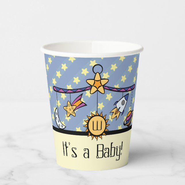 Dreams of Space Mobile Paper Cup (Left)