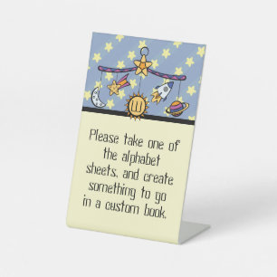 Dreams of Space Mobile Pedestal Sign