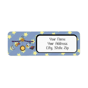 Dreams of Space Mobile Return Address Label