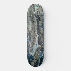 Dreams of the Ocean'20 abstract painting  Skateboard