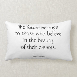 Dreams Quote Throw Pillow