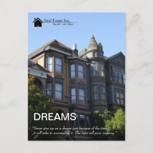 Dreams Real Estate postcard