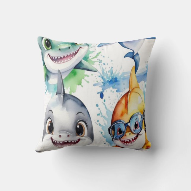 "Dreams Rest Easy, Secrets Stay Hidden." Throw Pillow (Back)