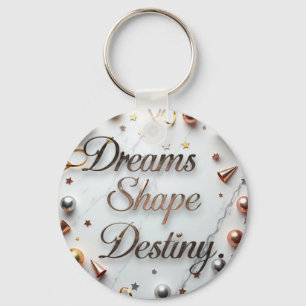 Dreams Shape Destiny  Keychain