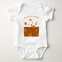Dreams Take Flight Orange Floating Blocks Squares