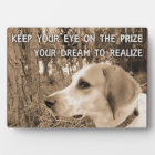 Dreams to Realize Plaque is Dog Pawsitive
