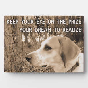 Dreams to Realize Plaque is Dog Pawsitive