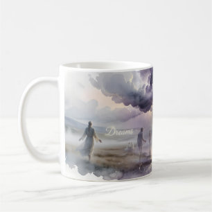 Dreams Watercolor Storm Ethereal Figures Mug
