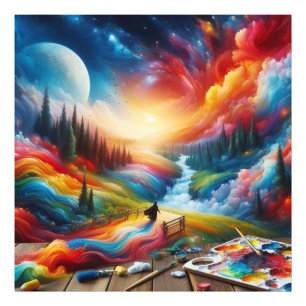 Dreamscape Abstrait : Impression Art numérique dyn