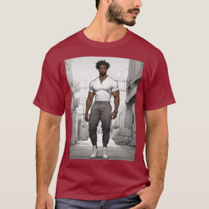 Dreamscape Athlete: Inked Resilience T-shirt Style