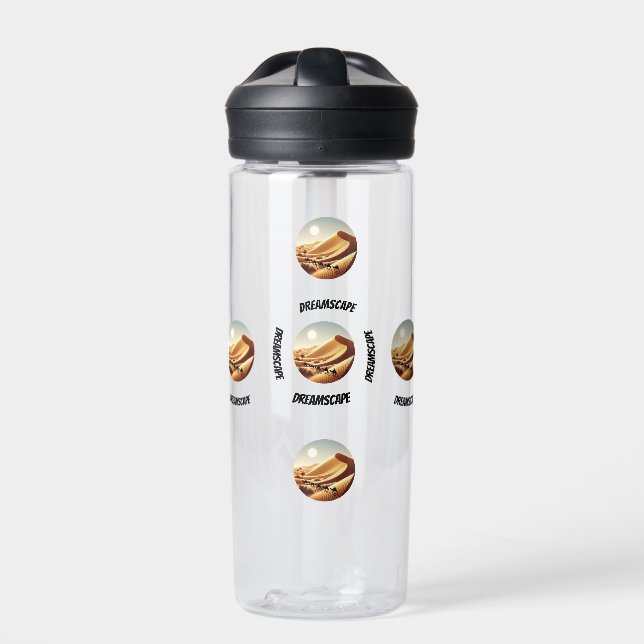 Dreamscape Desert Sunset – Sahara Adventure  Water Bottle (Front)
