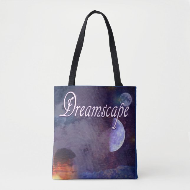 Dreamscape Designer Tote Bag (Front)