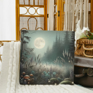 "Dreamscape Glow – Enchanted Twilight Meadow Canvas Print